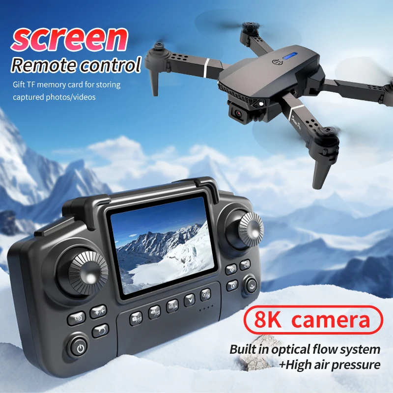 E88 PRO Drone with screen 4K H - огляд і ціна Drone E88 Rc Quadcopter